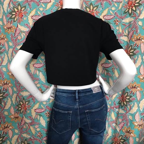 2019 Official Release the Rolling Stones Cropped T-Shirt Size S-XL (Stretchy) - Picture 6 of 11